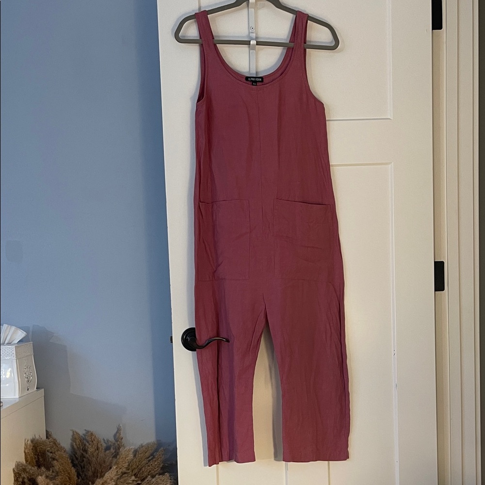 Ilana Kohn Women's Pink Linen Jumpsuit